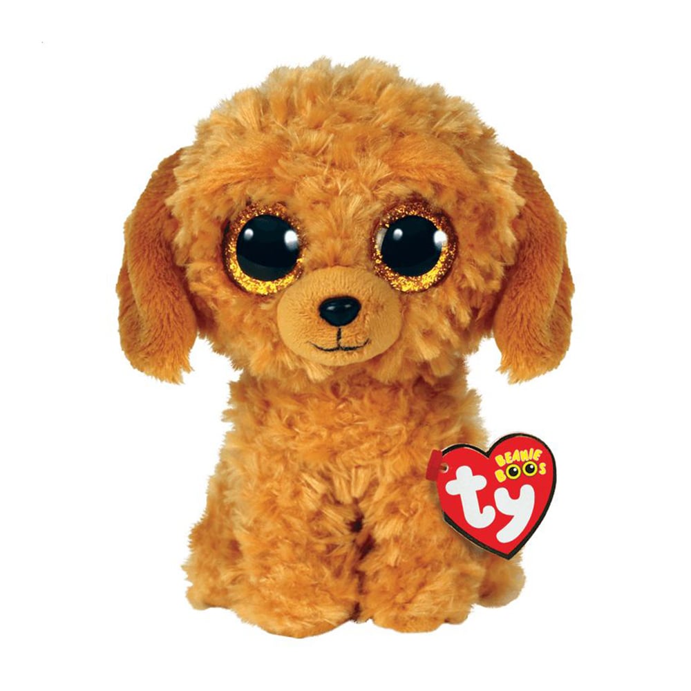 Дитяча м'яконабивна іграшка TY Beanie Boos Золотий пес Noodles, від 3 років, 15 cм (36377)